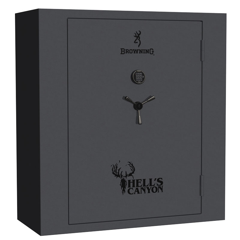 Hell's Canyon Fire Resistant 65 Gun Safe with Electronic Lock Textured Charcoal