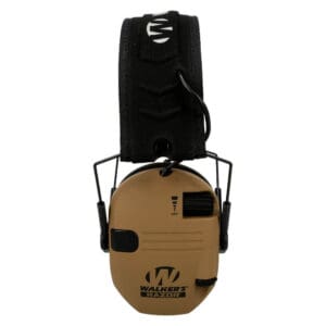 Razor Slim Electronic Ear Muffs, Battle Brown