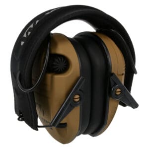 Razor Slim Electronic Ear Muffs, Battle Brown