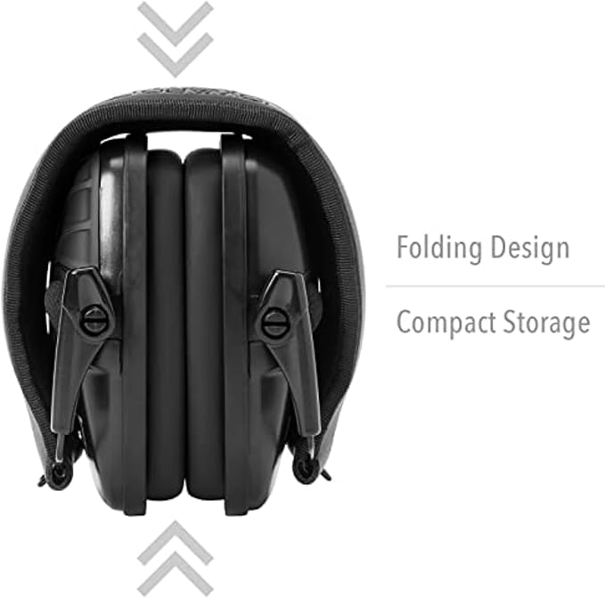 Impact Sport Electronic Ear Muffs, Black