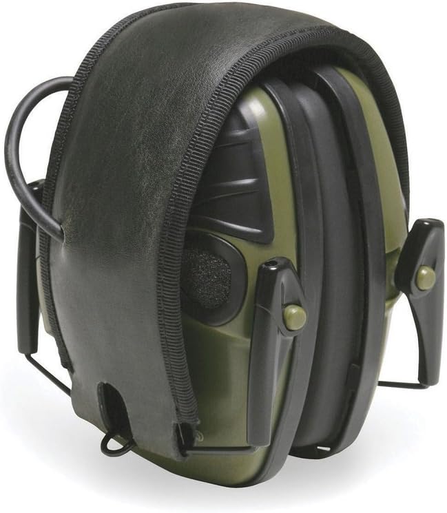 Impact Sport Electronic Ear Muffs, OD GREEN